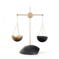 Tabletop Balance Scale Elegant Balance Scale Decor Metal for Living Room