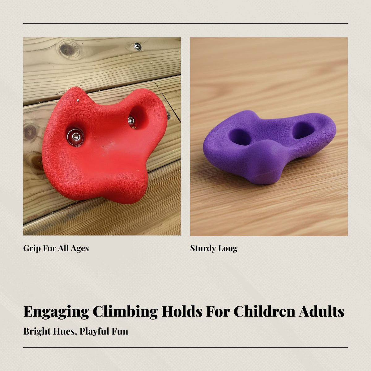 Indoor Climbing Holds for Kids and Adults, Interactive Training Rock Grips, Outdoor Rack