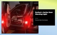 Waterproof LED car door warning light