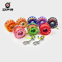 Diving SMB Surface Marker Buoy Aluminum Line Reel with 30M Line