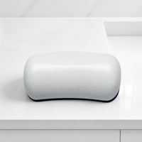 Padded Baby Sink Cushion Seat Non-Slip Sink Bath Insert with Suction Cups Portable Contoured Bather for Infant, Newborn, Wash Basin, Bathroom