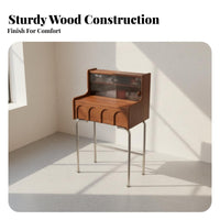 Single-Drawer Dressing Stand French design Vanity Desk Space-Saving for Teenagers