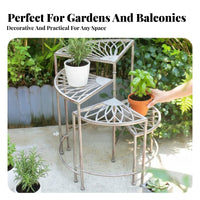 Tiered Corner Stand European design 4-Tier Corner Plant Shelf indoor/outdoor Use Space-Saving for Homeowners