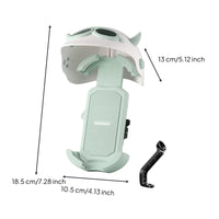 Wide Compatibility Motorcycle Phone Holder Anti-Slip Motorcycle Phone Mount Universal Mechanical for Commuters, Motorcycles, Bicycles, Commuting