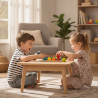 Compact Wooden Color Matching Game Educational Color Matching Puzzle Fine Motor Ball Puzzle Early Learning for Toddlers, Preschoolers, Home, Classroom