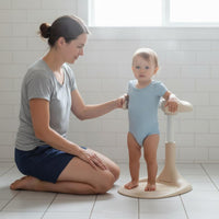 Adjustable Standing Support Ergonomic Design Baby Bath Stand Foldable for Babies