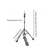 Extended Cymbal Stand Adjustable Height Music Gear Heavy Duty