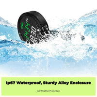 Motorcycle Tire Pressure Tracking System, cordless TPMS, instant pressure & temperature display, universal port charging, alarm modes