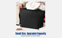 Thick Foil Insulated Bag, Oxford Lunch Tote, Large Capacity, Work, Students