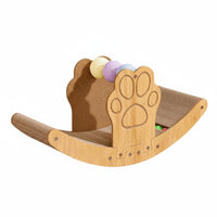 Cat Scratching Rocking Chair Stable Structure 2-in-1 Cat Scratcher Lounger Sisal