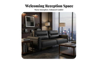 Minimalist design Couch, Single-Seater, and Table Combination Modern Aesthetic Guest Seating Arrangement Complete Reception Solution Office Lounge Suite Professional Look for Business Owners, Corporate Buyers, Interior Designers, Waiting Room, Lobby