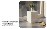 Baked Paint Finish Square Display Column Multi-Functional Square Display Plinth Long-Lasting Rectangular Column Stand Heavy Duty for Event Planners, Exhibitors, Retail Stores, Exhibitions, Trade Exhibit S, Window Displays