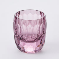 Pink Crystal Whiskey Glass, Hand Fired, 101-200ml