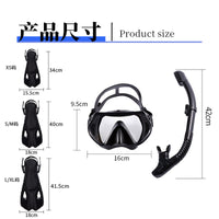 Snorkeling Set with Mask, Snorkel, and Fins