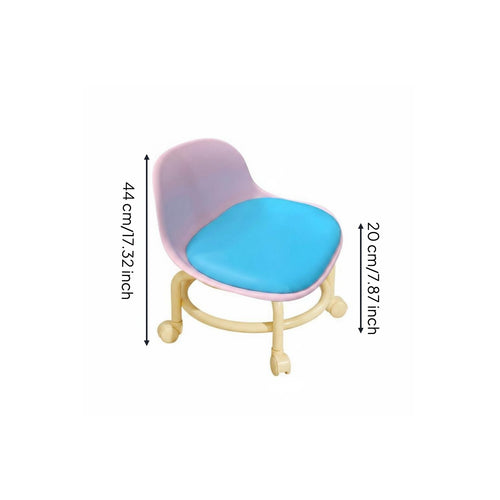 Rolling Stool Wheels Kids Rolling Stool Lightweight for Living Room