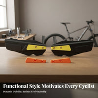 Clamp on Bicycles Hand Protectors Angled Mountain Bicycles Hand Protectors