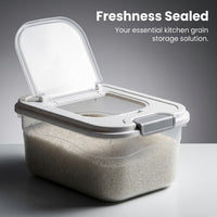 Food Storage Containers Airtight, Kitchen - Rice Bucket, Thickened Barrel Wall F #variant:5L