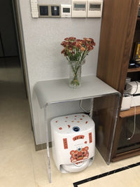 亚克力透明置物架客厅沙发边几床头柜茶几卧室床头柜带轮子收纳架