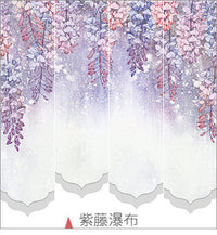 新中式卧室床边遮挡帘搁挡帘床遮挡隔断帘阳台晾衣区软隔断屏风帘