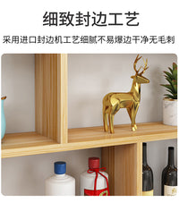 墙上书架置物架壁挂墙储物柜卧室墙面创意格子客厅极简酒架墙壁柜 100长*100高*15深白色【三层】