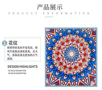 新疆手鼓民族牛皮彩绘手鼓手工制作舞蹈演出道具餐厅酒店民宿装饰