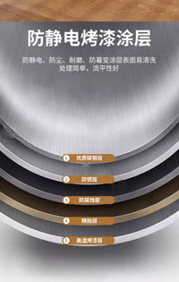 电脑主机托架可移动机箱支架底座带家用台式办公室滑轮置物架托盘 伸缩款-加厚白【1.5mm精选冷轧钢】万向轮刹车款