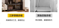 三梦钢制衣柜家用卧室金属衣柜2026新款爆款简易组装衣橱结实耐用