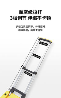 搬运手推车拉货小推车折叠四轮小拉车重型快递物流搬家静音平板车