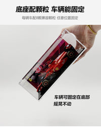 speed展示盒 F1赛车展示盒 加厚加大 77242法拉利积木车防尘防晒