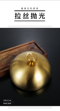 Korean Style Stainless Steel Steak Cover 26cm for Western Food