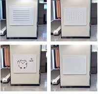 Ultra-Thin Decorative Cover for Electrical Meter Box, Sliding Design, Matte Finish