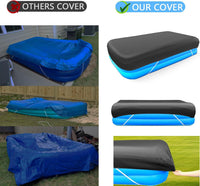 Cross-border Swimming Pool Cover Rain and Dust Proof, Foldable, Silver-Coated Oxford Cloth, Wholesale