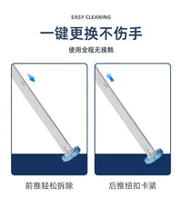 Disposable Toilet Brush Set with Dissolvable Refills