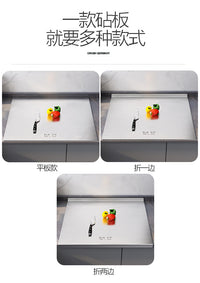 316 Stainless Steel Cutting Board, Antibacterial and Anti-Mold Kitchen Board, Double-Sided Thickened Food-Grade
