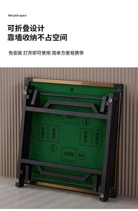 Folding Multi-Game Table for Cards, Mahjong, Chess, and Dining