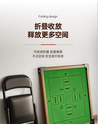 Folding Card Table for Solid Games, Dining, Small Apartment, Rental Room