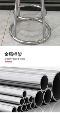 Stainless Steel Work Stool for Factory Assembly Line, Adjustable Height