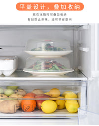 Round Plastic Microwave Splatter Cover for Kitchen Use