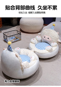 Cute Little Sheep Tatami Floor Cushion for Children Reading