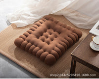 Cute Cookie Cushion, Thick Plush, Office Chair, Floor Cushion, Tatami, Classroom