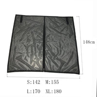 Ventilated Mosquito Net for Car Tailgate with Magnetic Closure for Outdoor Camping