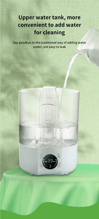 4L Top-Fill Reptile Humidifier with Hose for Plants, Tortoises, Lizards, Chameleons, Extension Tube, EU Plug