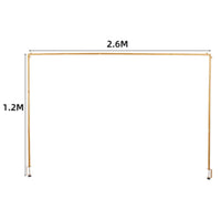 Adjustable Iron Arch Stand with Clips for Tabletop Balloon Decorations