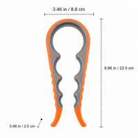 Jar Opener for Arthritis, Under Cabinet Jar Opener, Adjustable Portable Multi-functional multi-purpose for Weak Hands, Seniors, 22cm