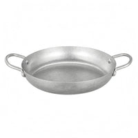 Stainless Steel Seafood Pan Vintage Style Stainless Steel Skillet Loop Handles