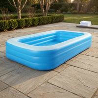 Rectangular Inflatable Swimming Pool Large Inflatable Pool Thickened Strong for Children