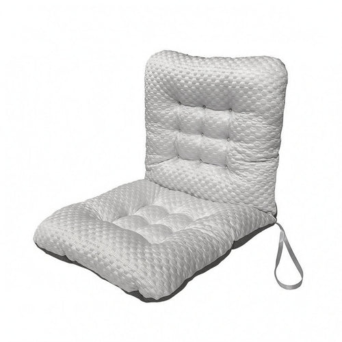 Seat and Back Cushion Padded Tufted Chair Cushion with Ties Home Furnishing
