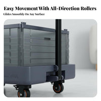 Foldable Hand hand cart Portable foldable surface Cart 360° rotating casters