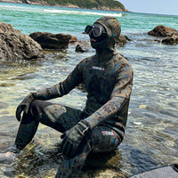1.5㎜夏季专业潜水服分体防水保暖防晒速干渔猎深潜冲浪游泳湿式