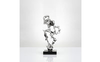 Abstract Sculpture Modern Fiberglass Sculpture Minimalist for Entryway, Office